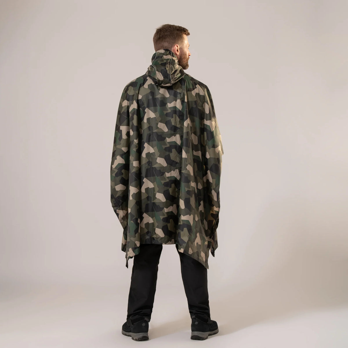PONCHO - ΑΔΙΑΒΡΟΧΟ - ΠΡΑΣΙΝΟ CAMO