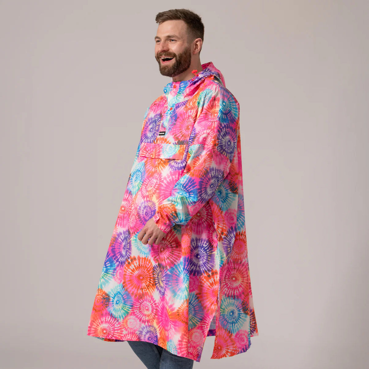 PONCHO - ΑΔΙΑΒΡΟΧΟ - TIE DYE