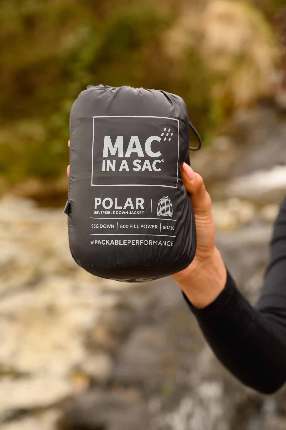 POLAR - ΓΥΝΑΙΚΕΙΟ ΠΟΥΠΟΥΛΕΝΙΟ ΜΠΟΥΦΑΝ - ΜΑΥΡΟ / ΓΚΡΙ